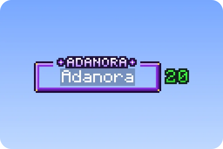 Adanora Yazılı Çerçeve