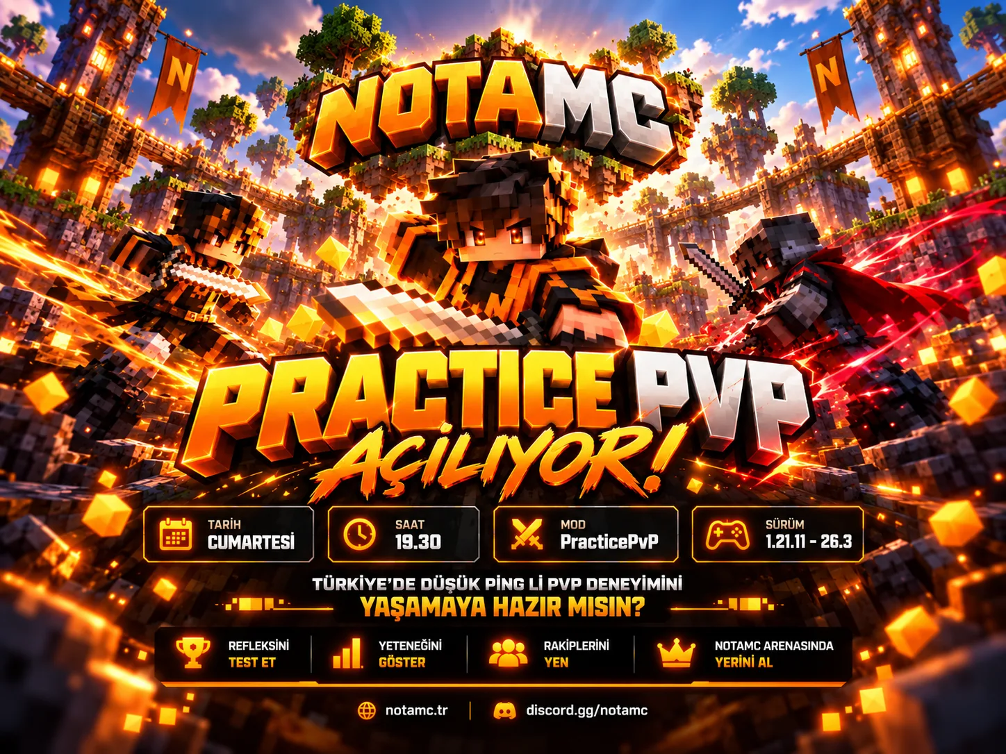 NotaMC PracticePvP Açılıyor!